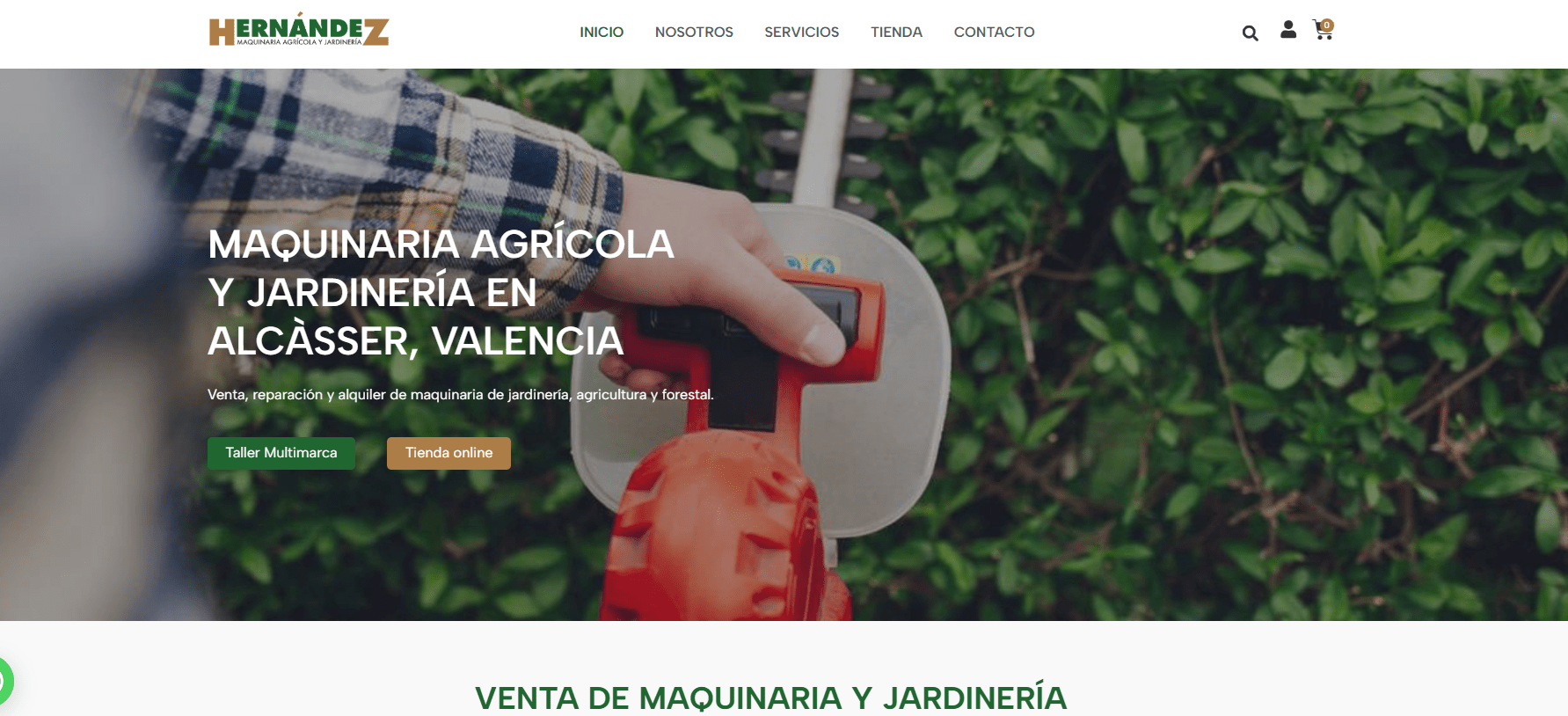 MAQUINARIA AGRÍCOLA Y JARDINERÍA HERNANDEZ
